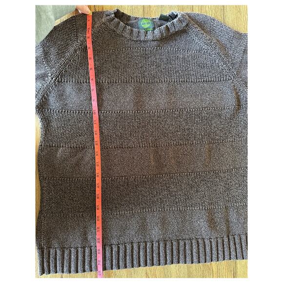 Timberland Vtg Men's Brown Chunky Knit Sweater Size Medium - Picture 4 of 5